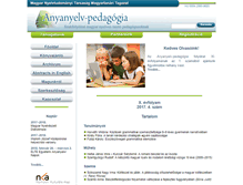 Tablet Screenshot of anyanyelv-pedagogia.hu